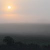 Icône soleil météo paysage brume à télécharger gratuitement
